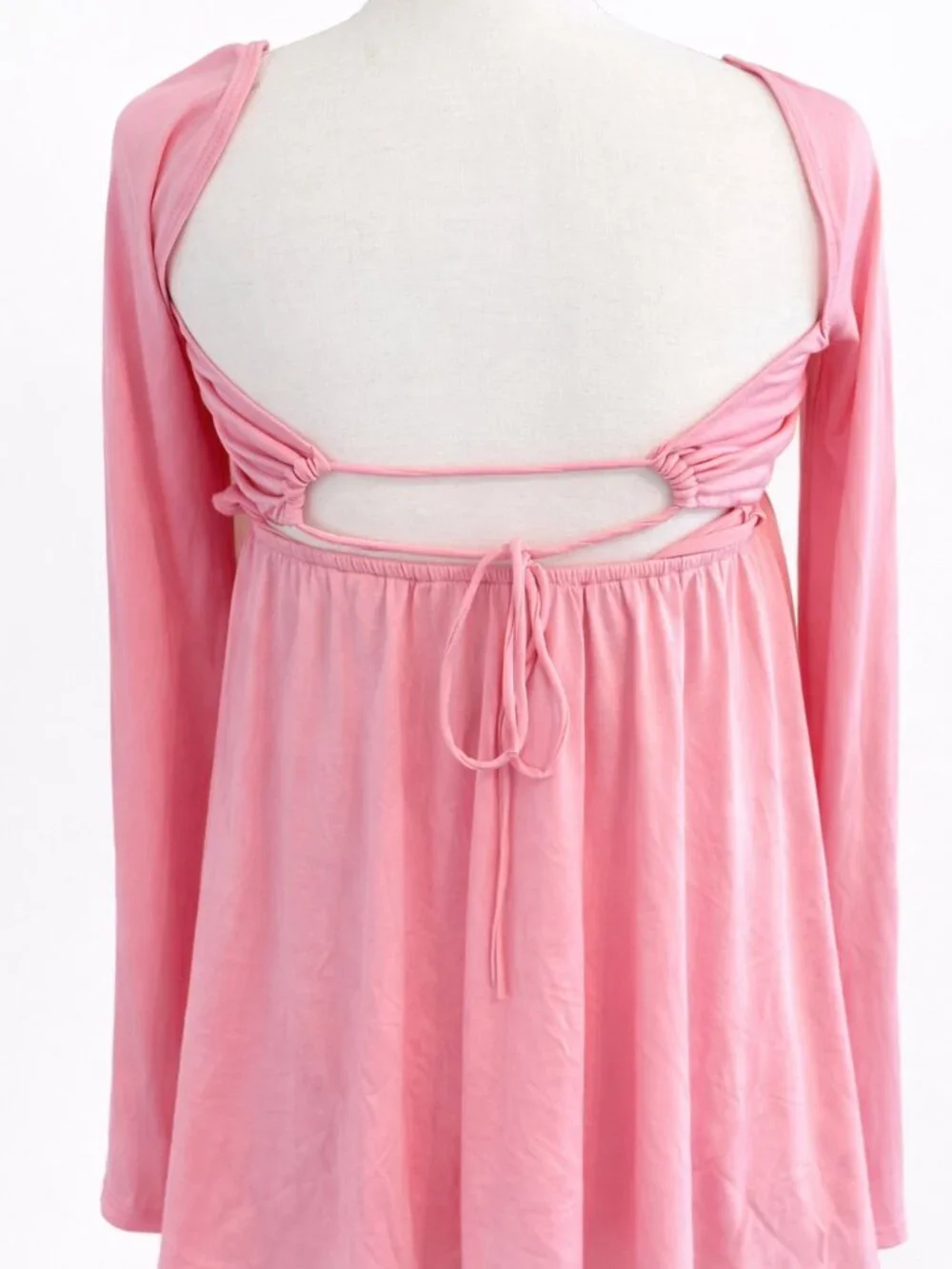 Lucy In The Sky long-sleeve babydoll top - Picture 3 of 4